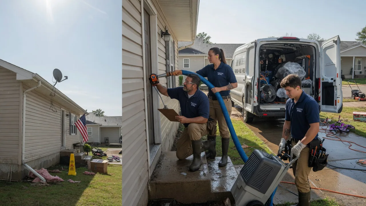 Ceiling Water Damage Restoration in Yorktown, IA near me